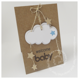 Cartão Welcome Baby