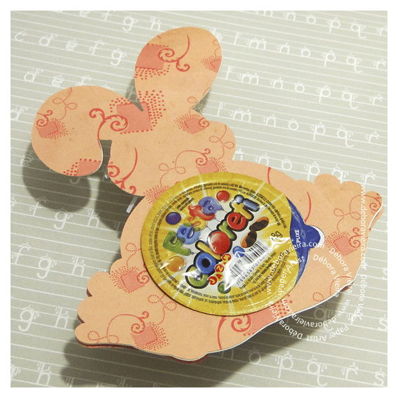 Coelhinho Porta Confete de Chocolate