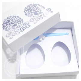 Caixa Ovo de Colher (2 ovos de 100g cada)